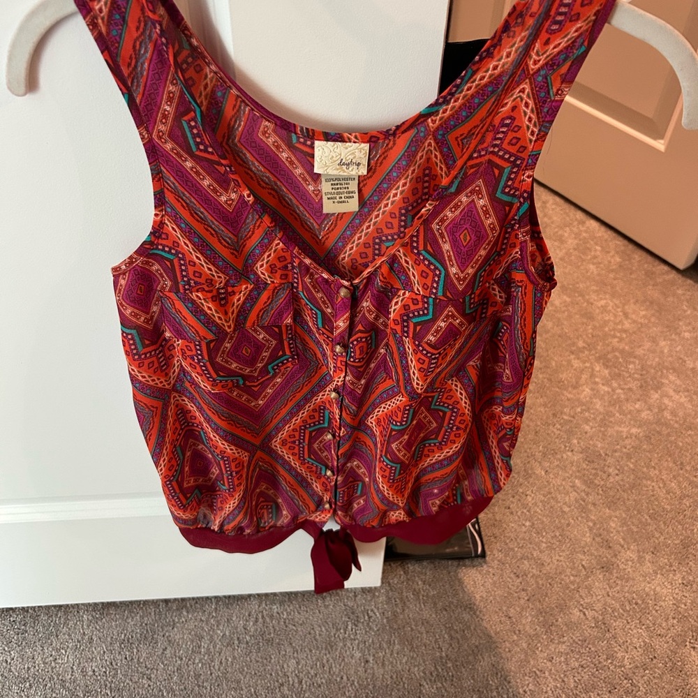 Daytrip Multicolor Geometric Blouse